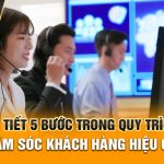 Chi tiết 5 bước trong quy trình chăm sóc khách hàng hiệu quả