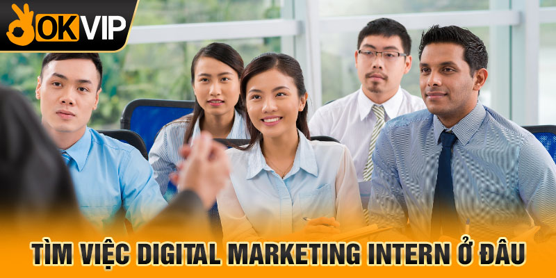 Tìm việc digital marketing intern ở đâu